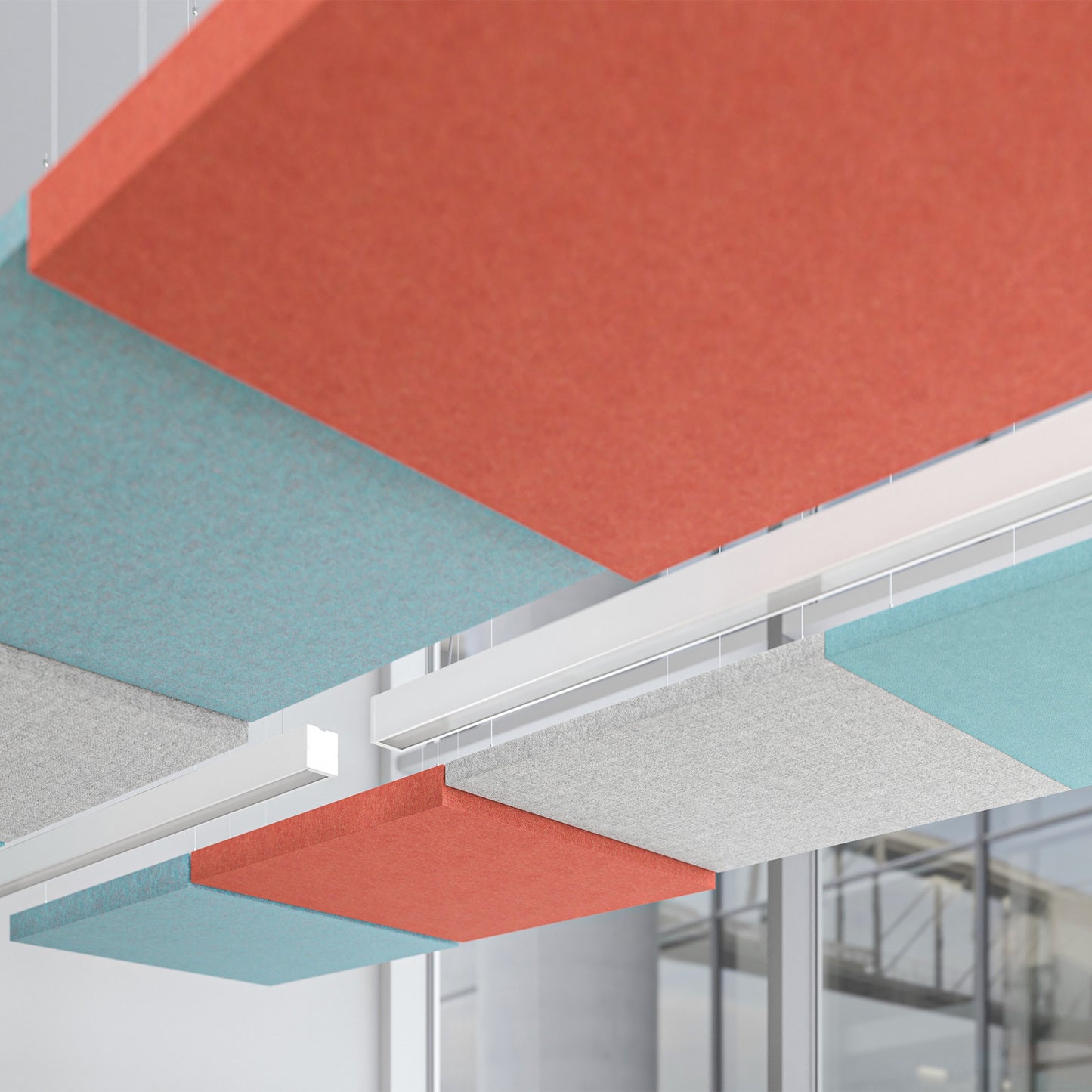 MODUS Vera da parete e soffitto | 400-1200 mm, oltre 100 colori