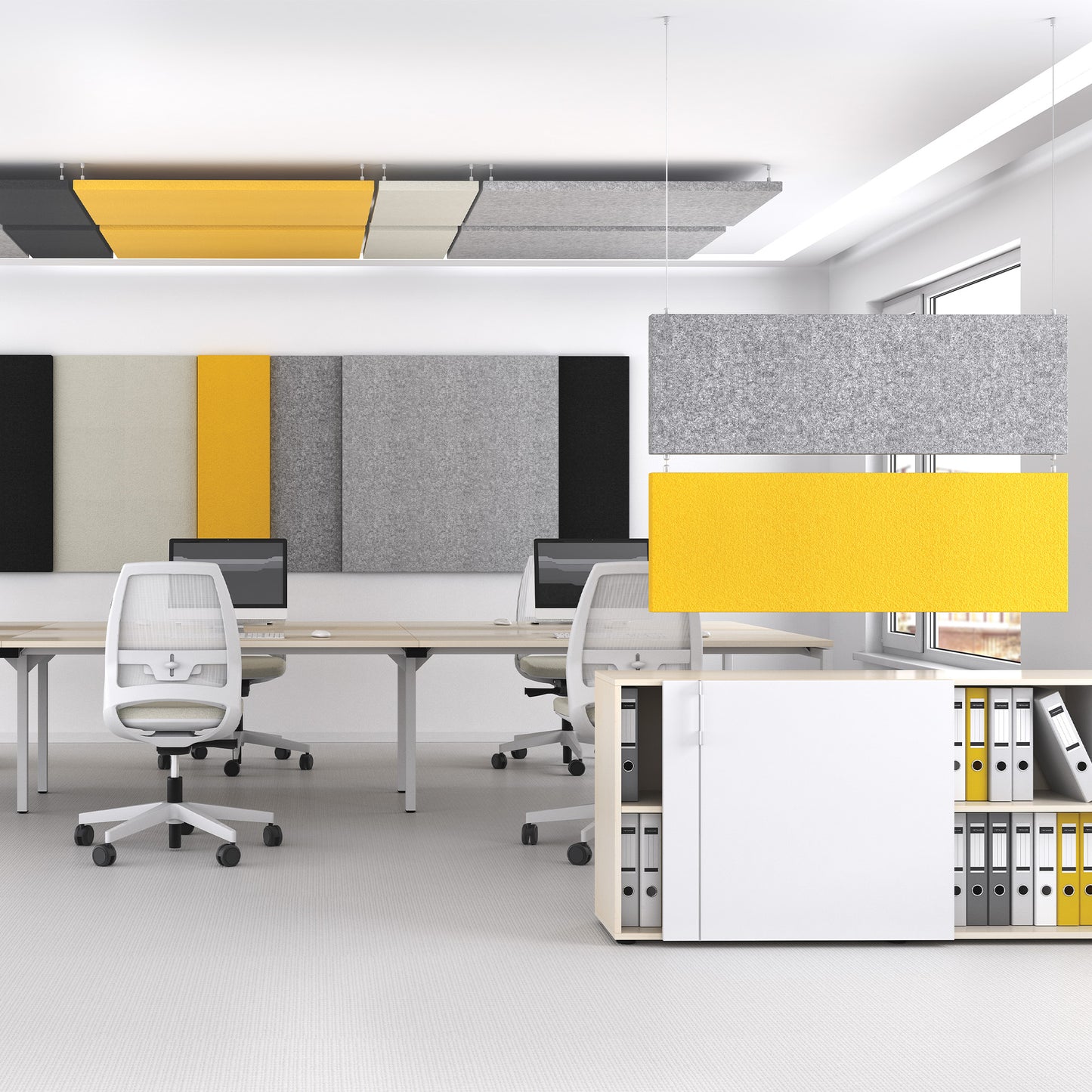 MODUS Vera da parete e soffitto | 400-1200 mm, oltre 100 colori