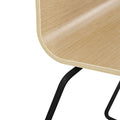 MOON WOOD Besucherstuhl | Kufengestell, Sitzfläche aus Massivholz - 11 Thumbnail Image