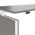 MOTION 2-Motoren-Schreibtisch mit Sideboard | Elektrisch höhenverstellbar, 2000 x 1800 mm, Cubanitgrau - 4 Thumbnail Image