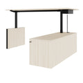 MOTION 2-Motoren-Schreibtisch mit Sideboard | Elektrisch höhenverstellbar, 2000 x 1800 mm, Sandesche - 3 Thumbnail Image