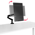 PREMIUM Monitorhalter | Gasfederunterstützung, 200 - 500 mm, Schwarz - 2 Thumbnail Image