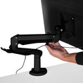 PREMIUM Monitorhalter | Gasfederunterstützung, 200 - 500 mm, Schwarz - 5 Thumbnail Image
