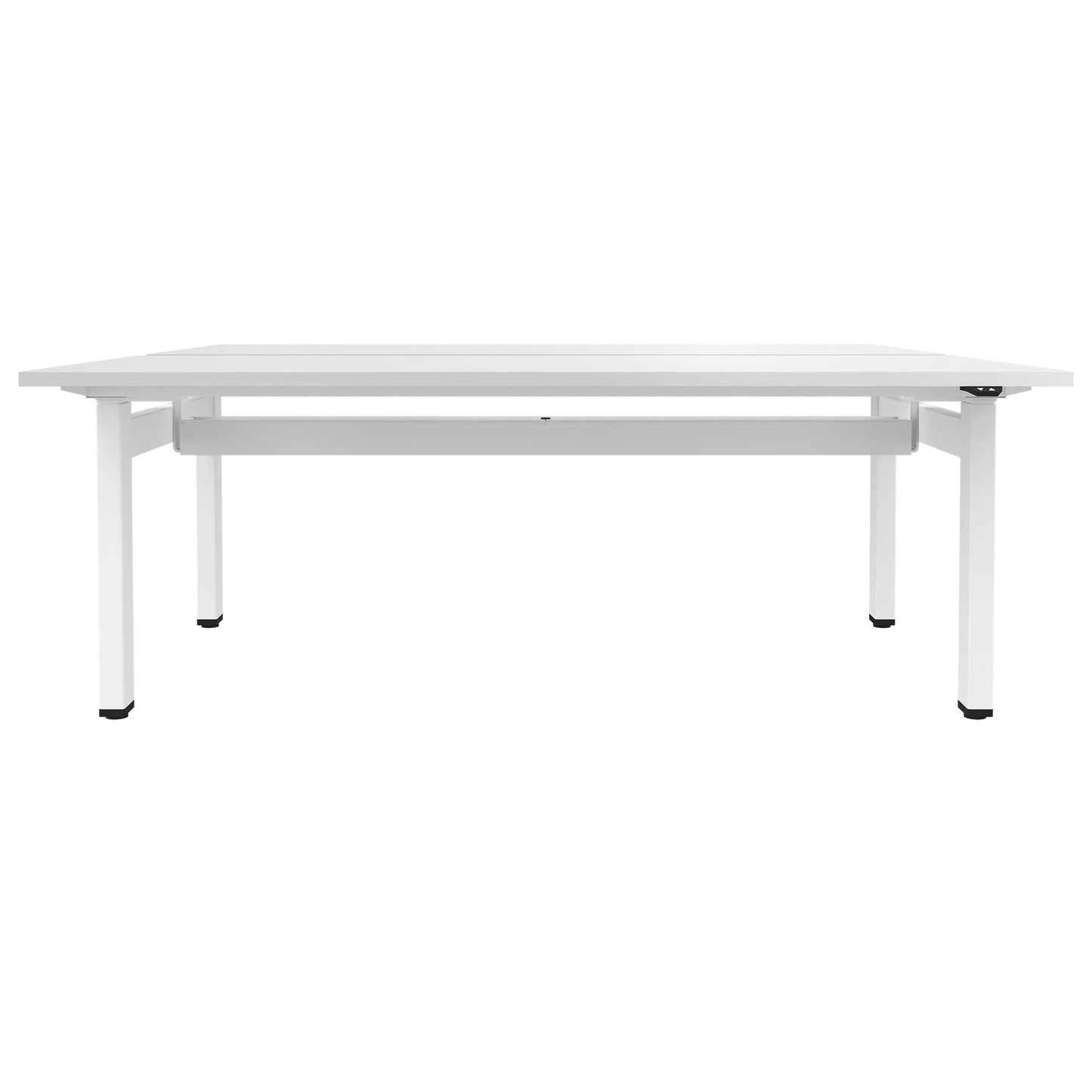 MOTION Desk del team | 1400 - 1800 mm, regolabile in altezza elettricamente, bianco