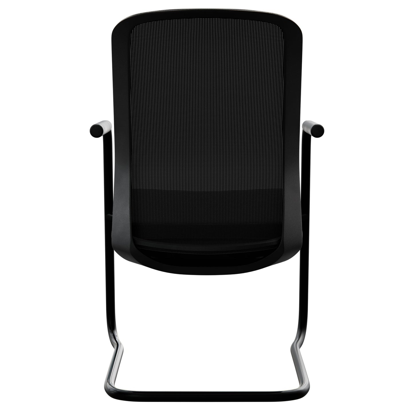 NETKON Cantilever Chair | Mesh Back, Black
