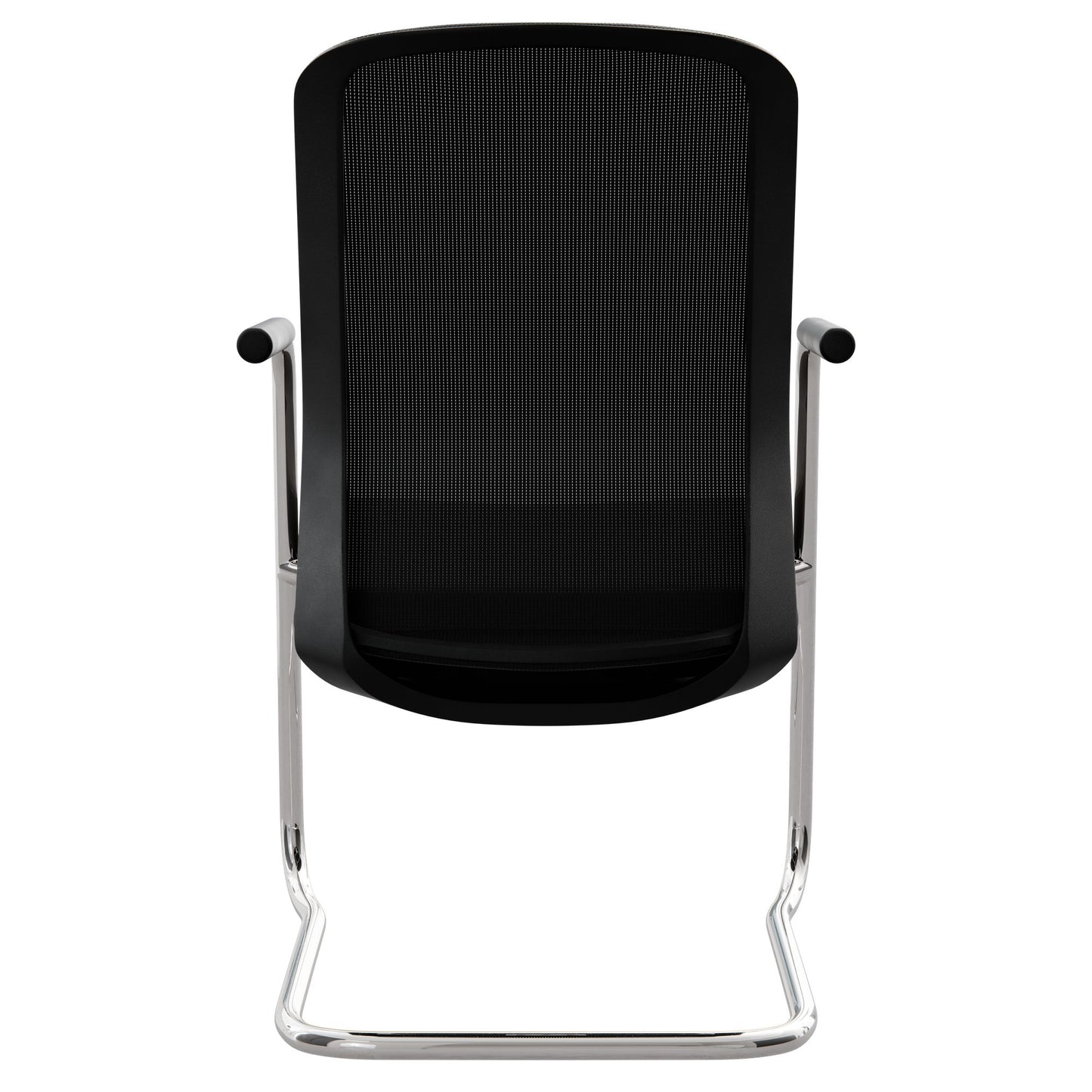 NETKON Cantilever Chair | Mesh Back, Black