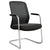 NETKON Cantilever Chair | Mesh Back, Black