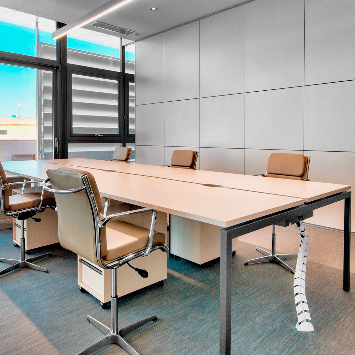 NOVA U Team Bureau | 1600 x 1640 mm, érable