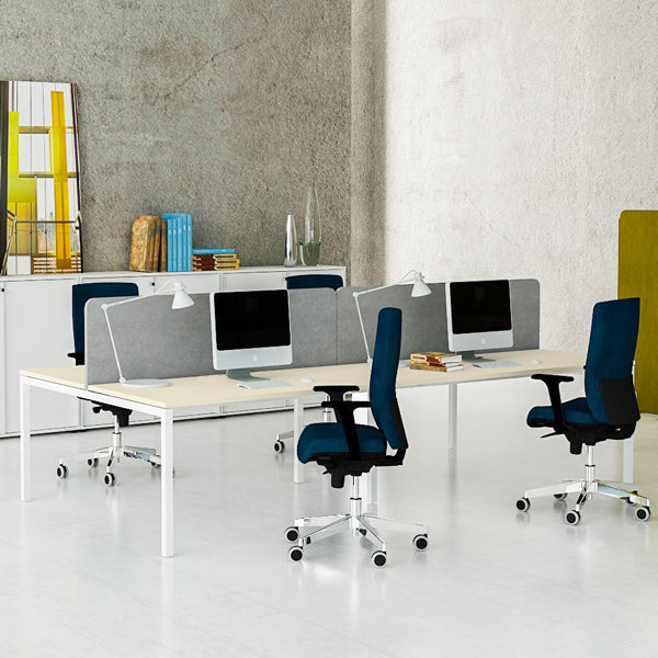 NOVA U Desk del team | 3200 x 1640 mm, acero