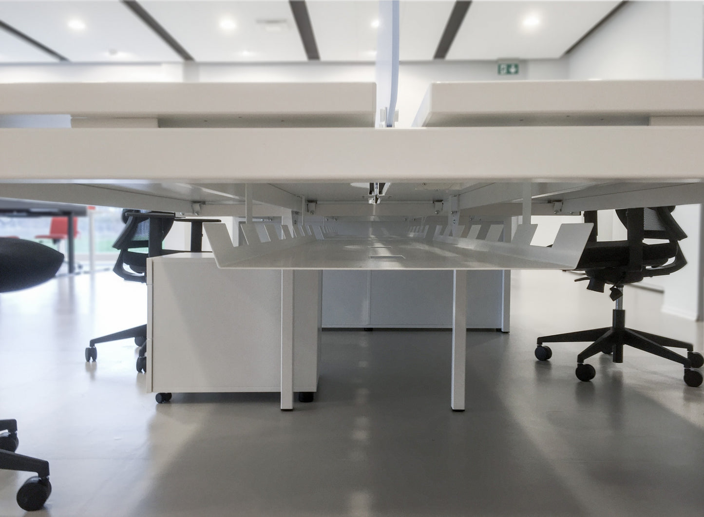 NOVA U Desk del team | 3200 x 1640 mm, acero