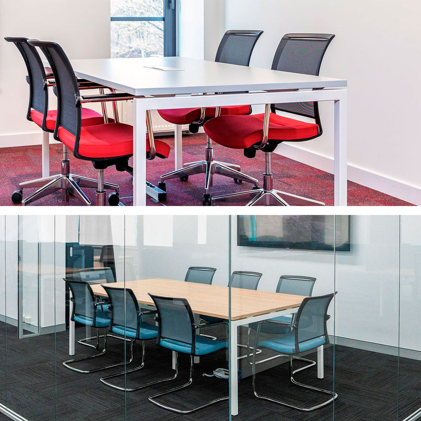NOVA U Table de réunion | 1800 x 800 mm, érable
