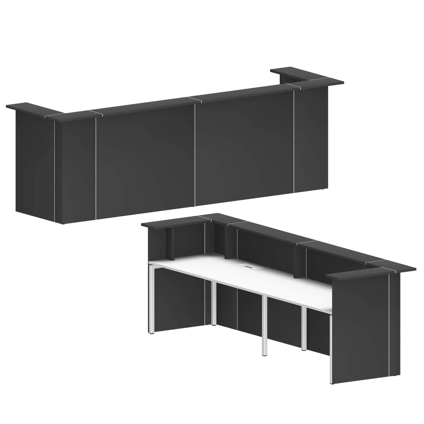 NOVA Empfangstheke | 3470 x 935 mm