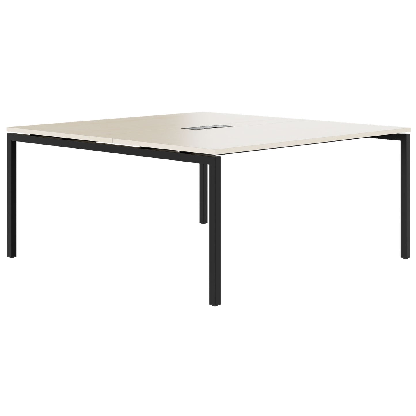 NOVA Conference table | 1600 x 1640 mm (6 - 8 people), electrified, maple