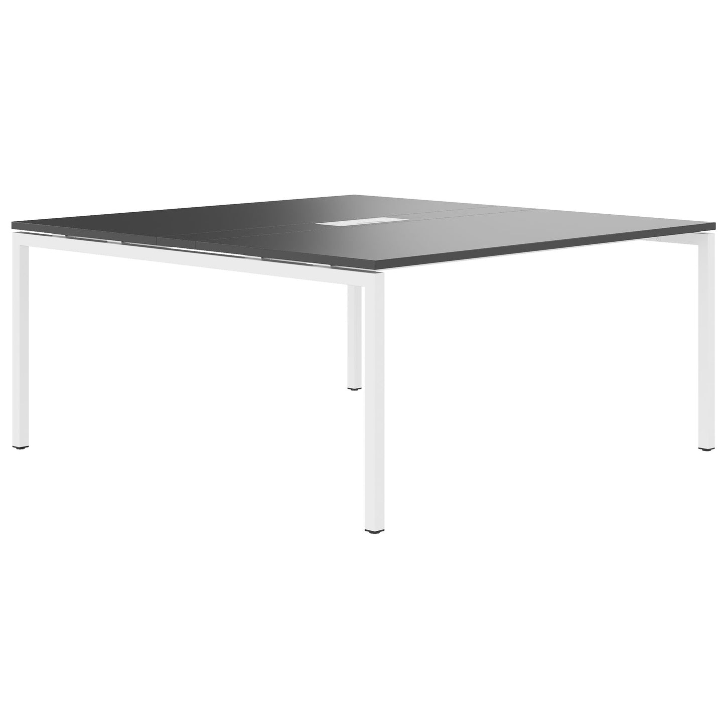 NOVA Conference table | 1600 x 1640 mm (6 - 8 people), electrified, anthracite