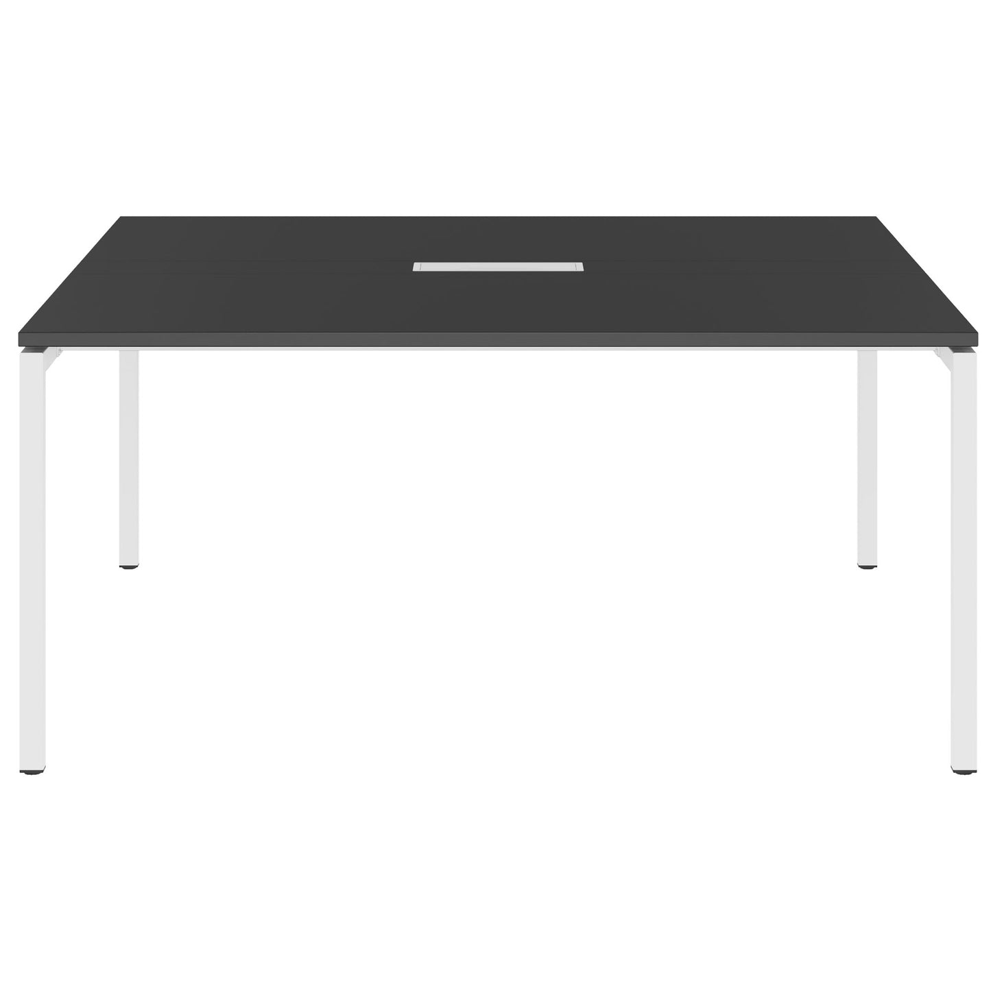 NOVA Conference table | 1600 x 1640 mm (6 - 8 people), electrified, anthracite
