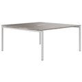 NOVA Conference table | 1600 x 1640 mm (6 - 8 people), electrified, north oak gray - 1 Thumbnail Image