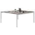 NOVA Conference table | 1600 x 1640 mm (6 - 8 people), electrified, north oak gray - 3 Thumbnail Image