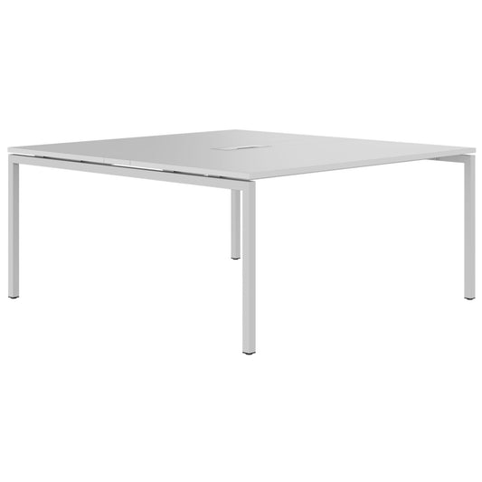 NOVA Tabella della conferenza | 1600 x 1640 mm (6-8 persone), grigio perle elettrificato