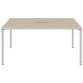 NOVA Conference table | 1600 x 1640 mm (6 - 8 people), electrified, sand ash - 2 Thumbnail Image