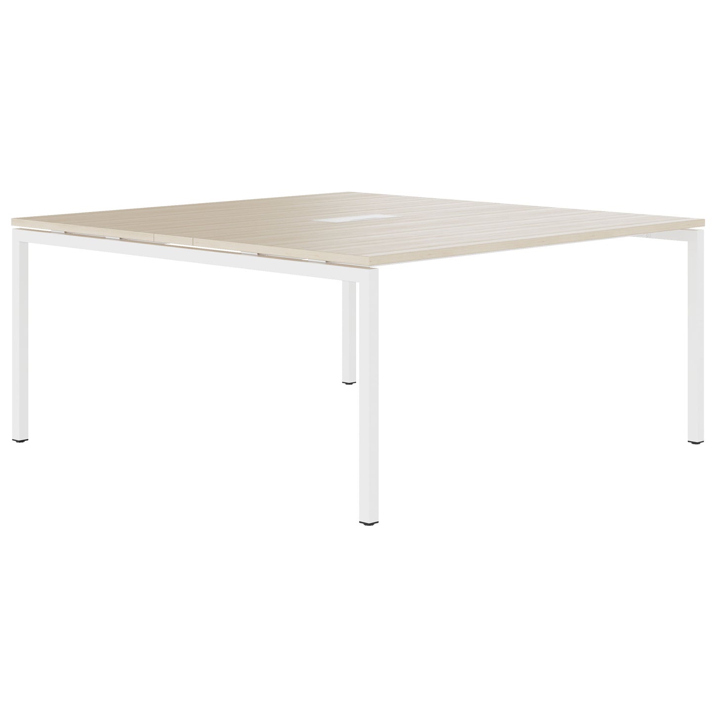 NOVA Konferenztisch | 1600 x 1640 mm (6 - 8 Personen), elektrifiziert, Sandesche