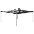 NOVA Konferenztisch | 1600 x 1640 mm (6 - 8 Personen), elektrifiziert, Schwarz - 3 Thumbnail Image