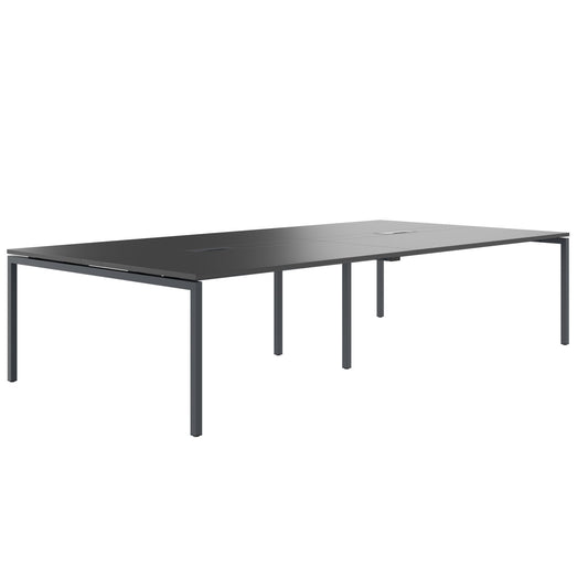 NOVA Tabella della conferenza | 3200 x 1640 mm (10-12 persone), elettrificato, antracite