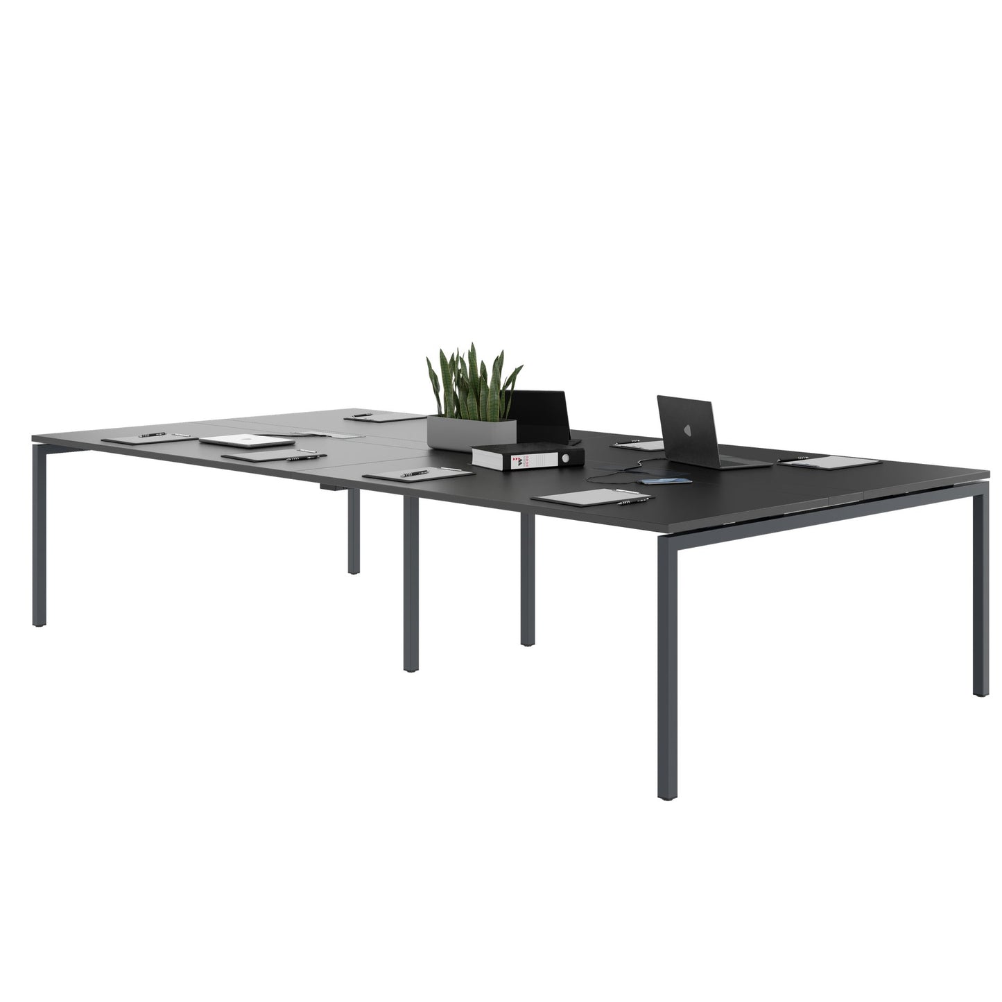 NOVA Conference table | 3200 x 1640 mm (10 - 12 people), electrified, anthracite