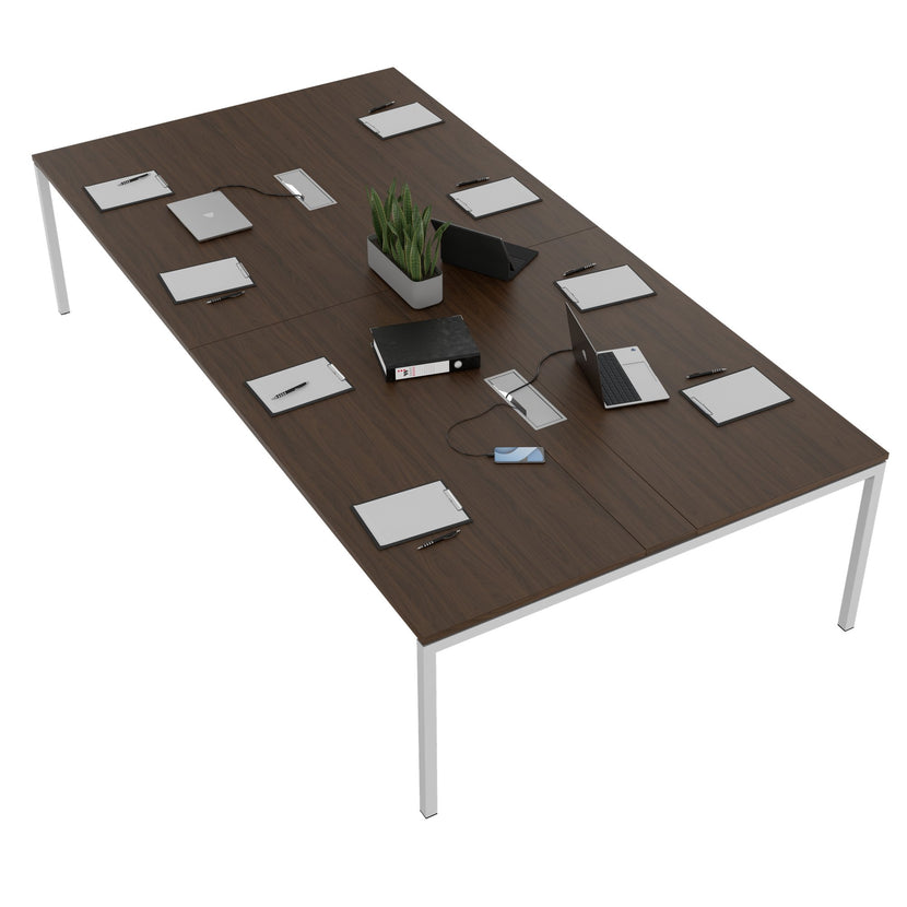NOVA Conference table | 3200 x 1640 mm (10 - 12 people), electrified, walnut