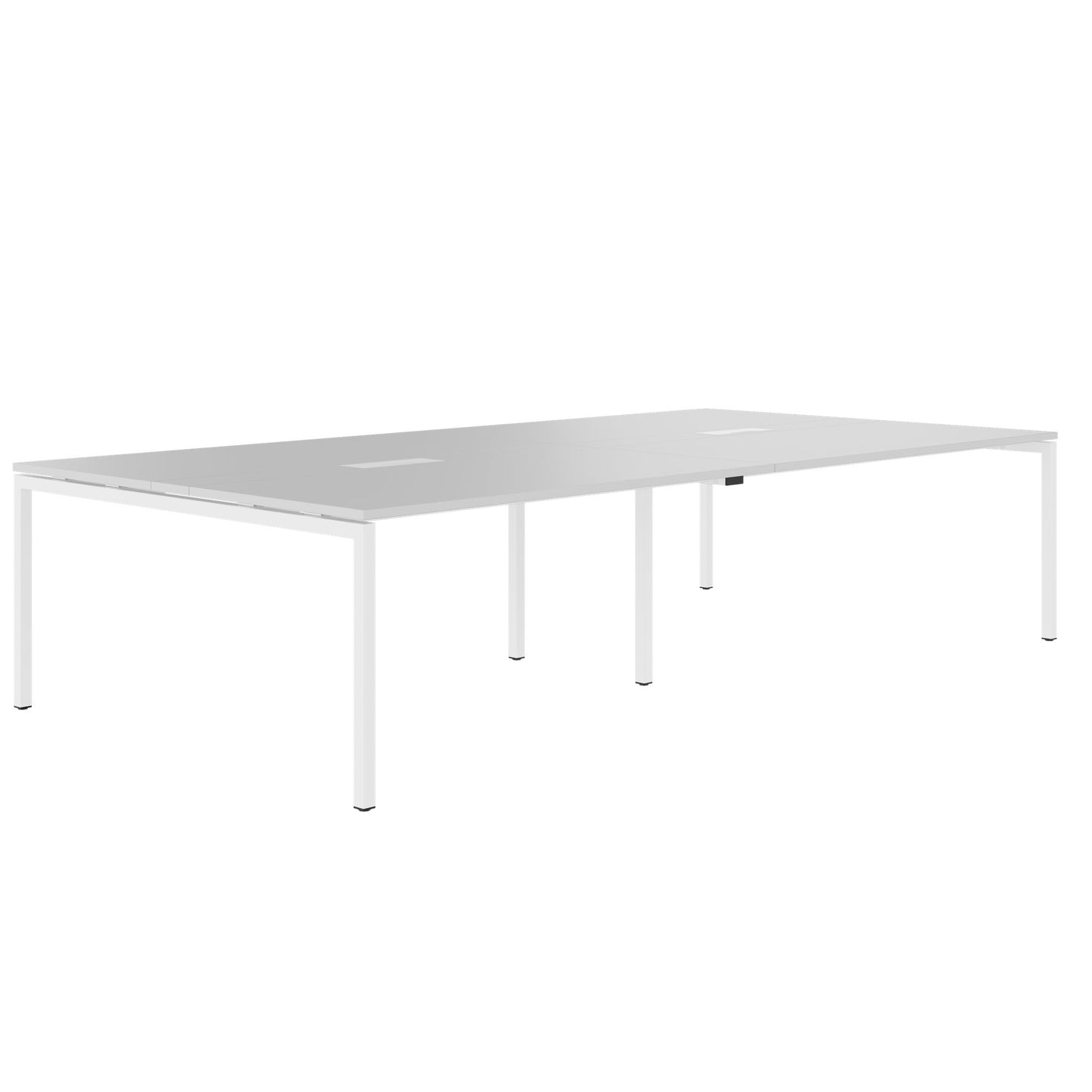 NOVA Conference table | 3200 x 1640 mm (10 - 12 people), electrified, pearl gray