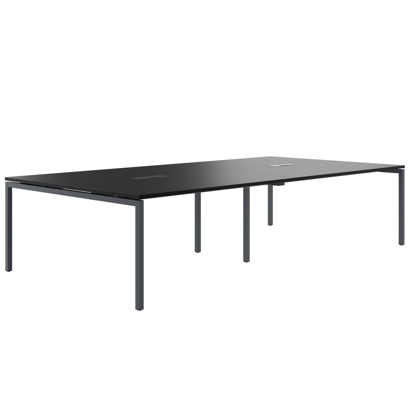 NOVA Conference table | 3200 x 1640 mm (10 - 12 people), electrified, black