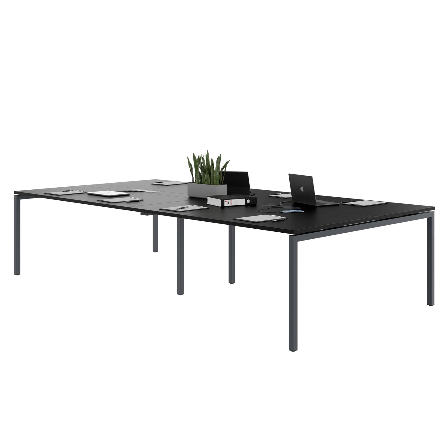 NOVA Conference table | 3200 x 1640 mm (10 - 12 people), electrified, black