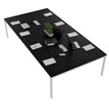 NOVA Konferenztisch | 3200 x 1640 mm (10 - 12 Personen), elektrifiziert, Schwarz - 3 Thumbnail Image
