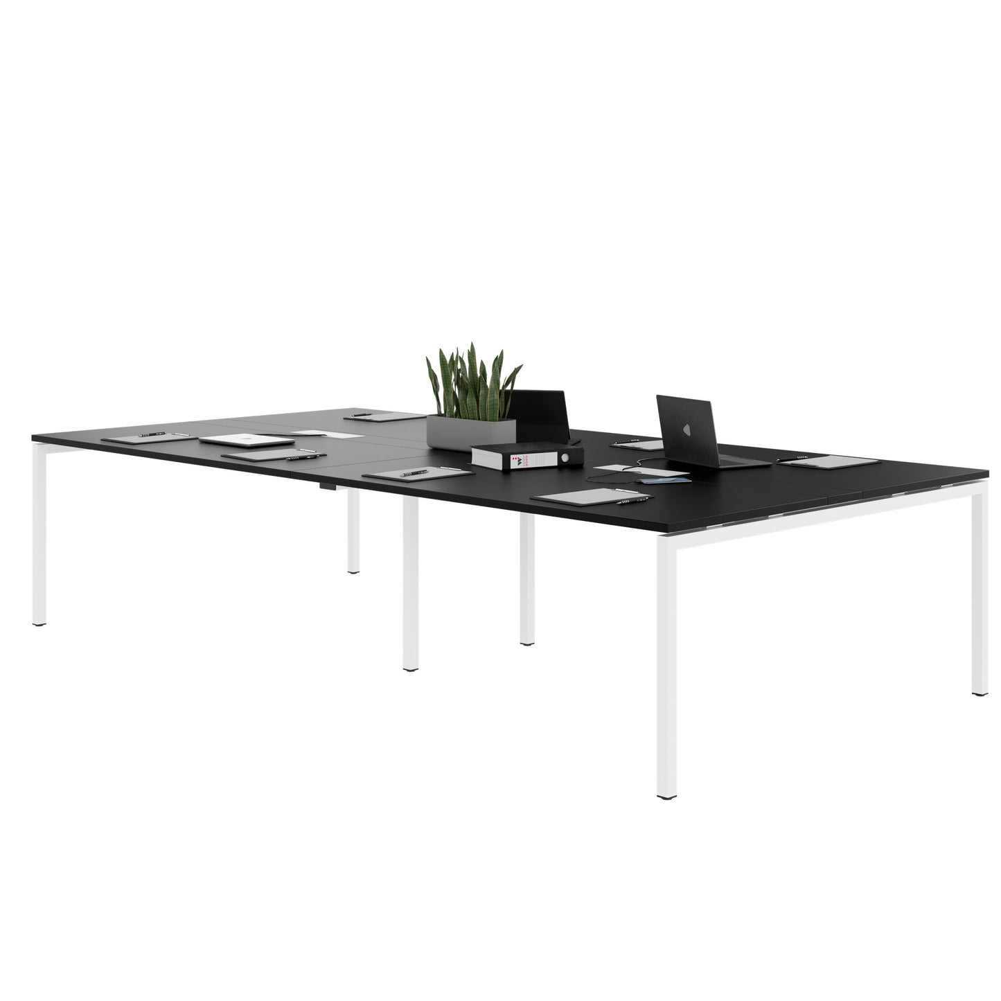 NOVA Conference table | 3200 x 1640 mm (10 - 12 people), electrified, black
