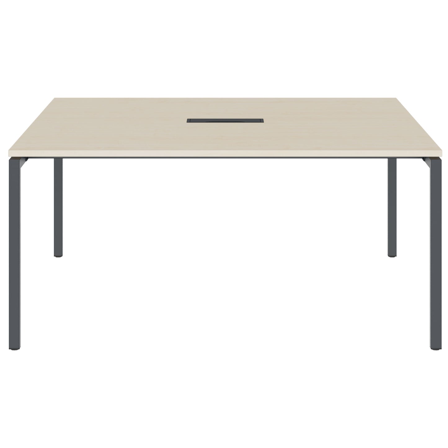 NOVA Conference table | 1600 x 1640 mm (6 - 8 people), electrified, maple