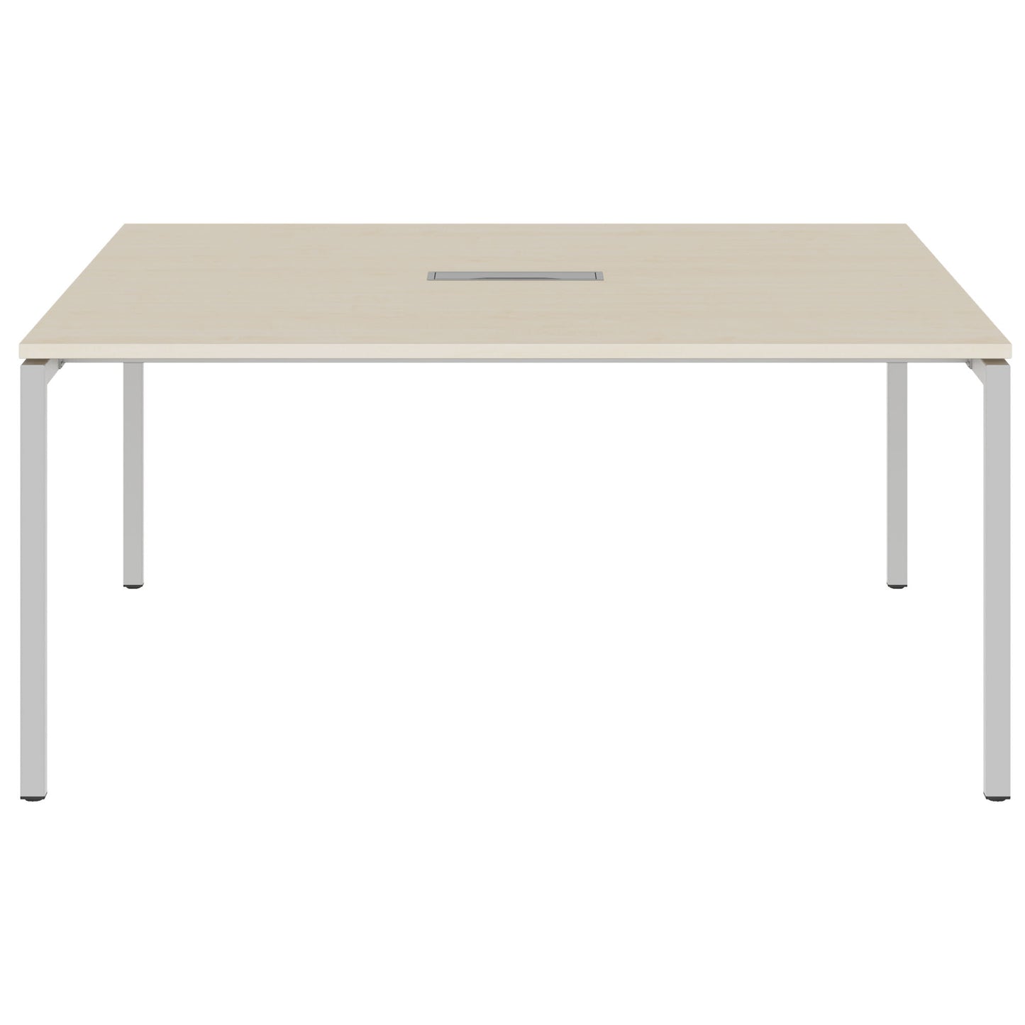 NOVA Conference table | 1600 x 1640 mm (6 - 8 people), electrified, maple