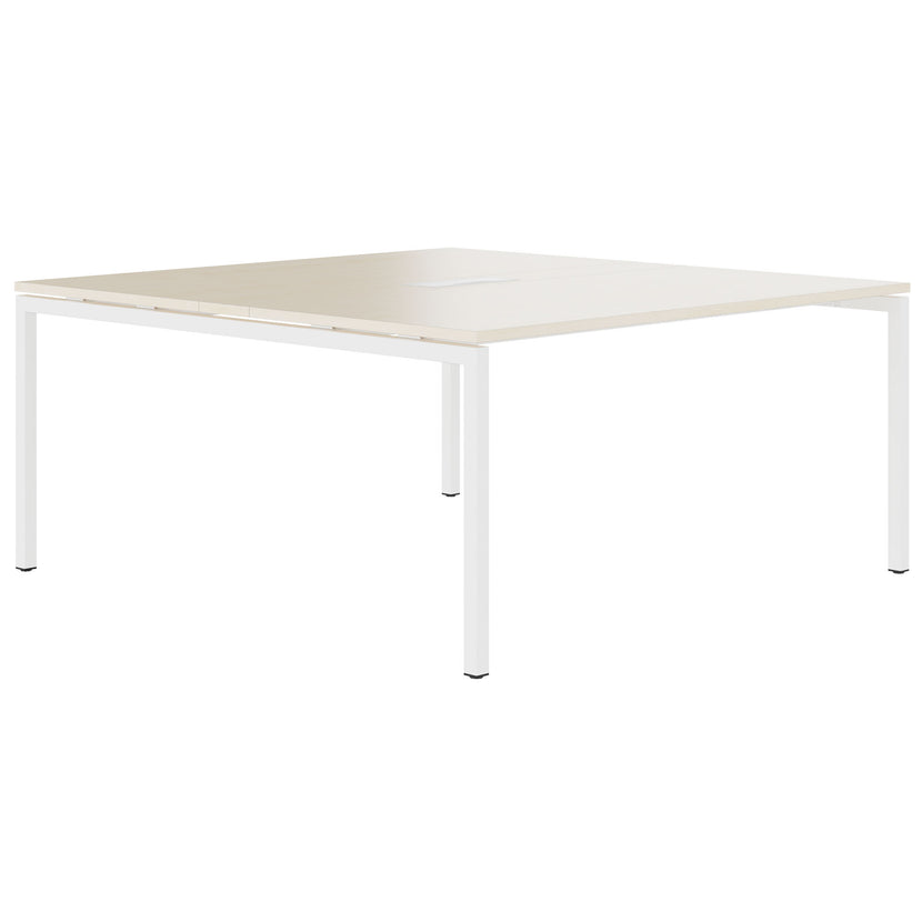 NOVA Conference table | 1600 x 1640 mm (6 - 8 people), electrified, maple