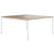 NOVA Conference table | 1600 x 1640 mm (6 - 8 people), electrified, amber oak