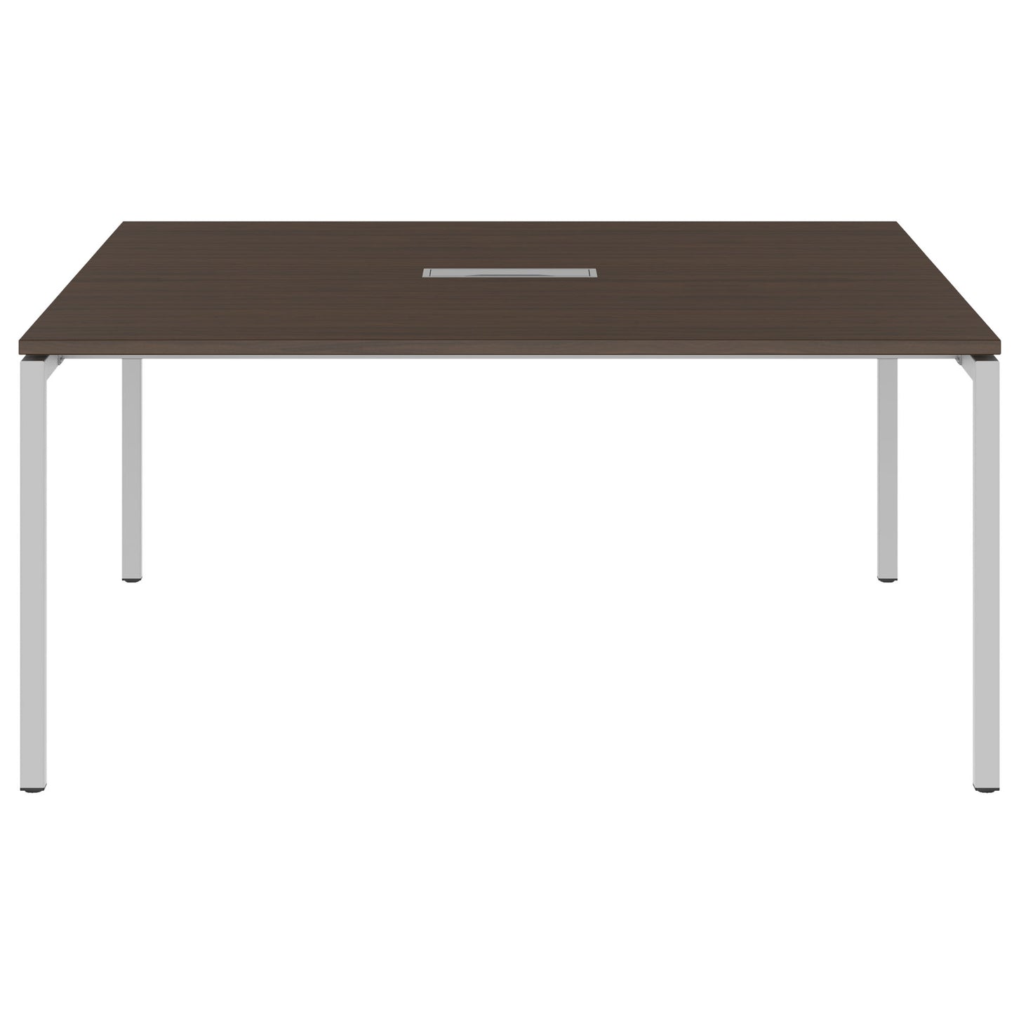 NOVA Tableau de conférence | 1600 x 1640 mm (6 - 8 personnes), électrifié, noix