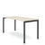 NOVA U bureau | 1600 x 800 mm, érable