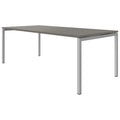NOVA Table de réunion en U | 2000 x 1000 mm, gris cubanite - 3 Thumbnail Image