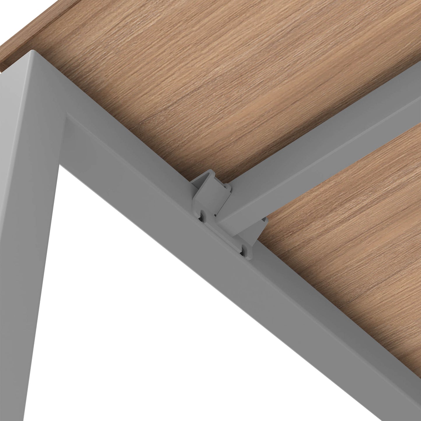NOVA U executive desk | 2000 x 1000 mm, amber oak