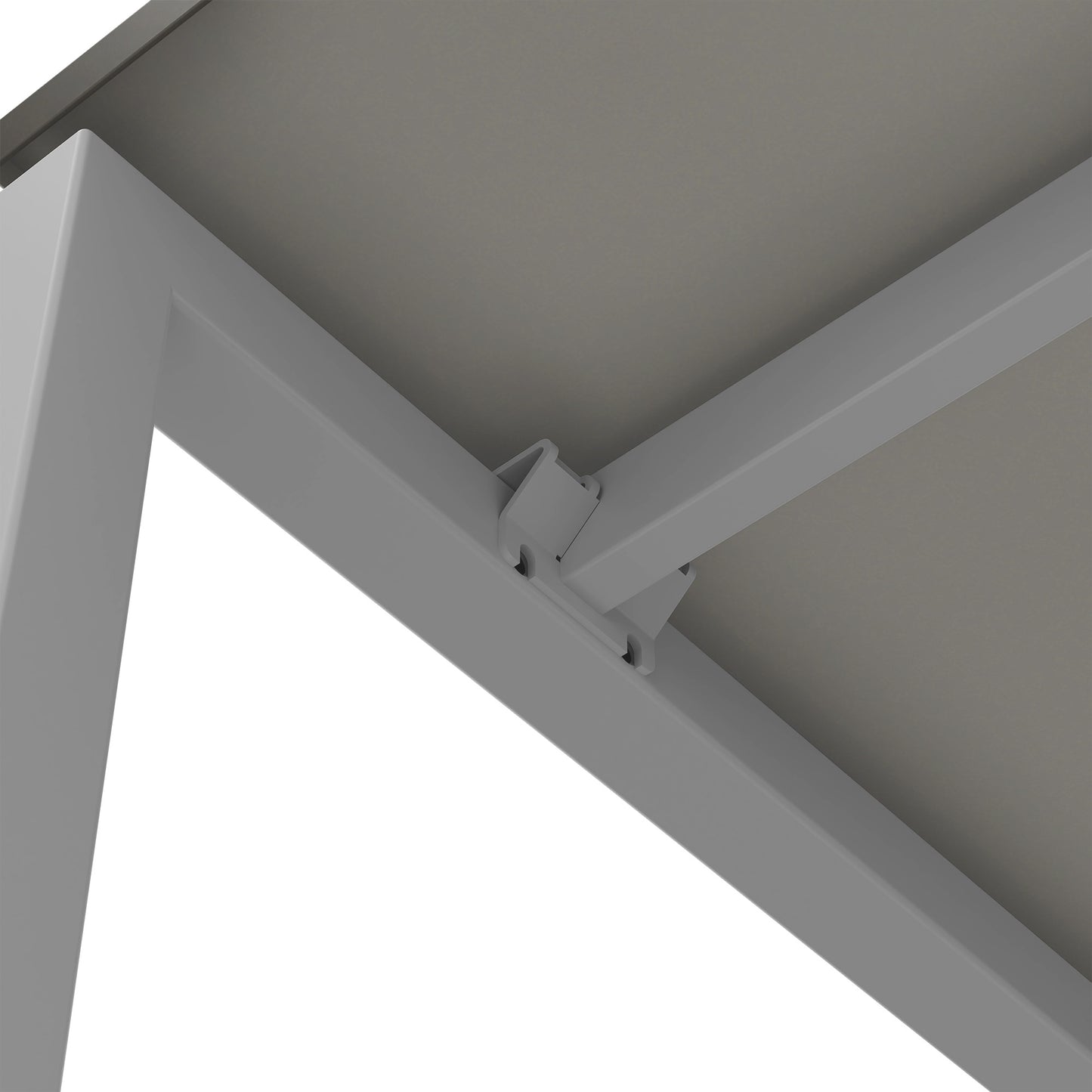 NOVA U executive desk | 2000 x 1000 mm, Cubanite gray