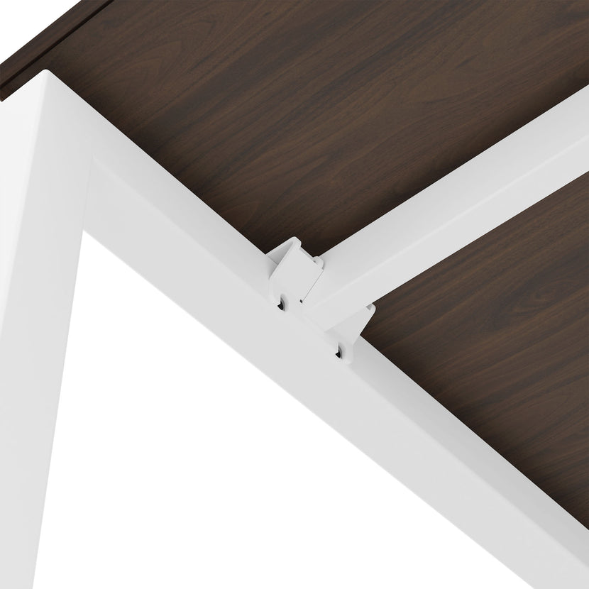 NOVA U executive desk | 2000 x 1000 mm, walnut