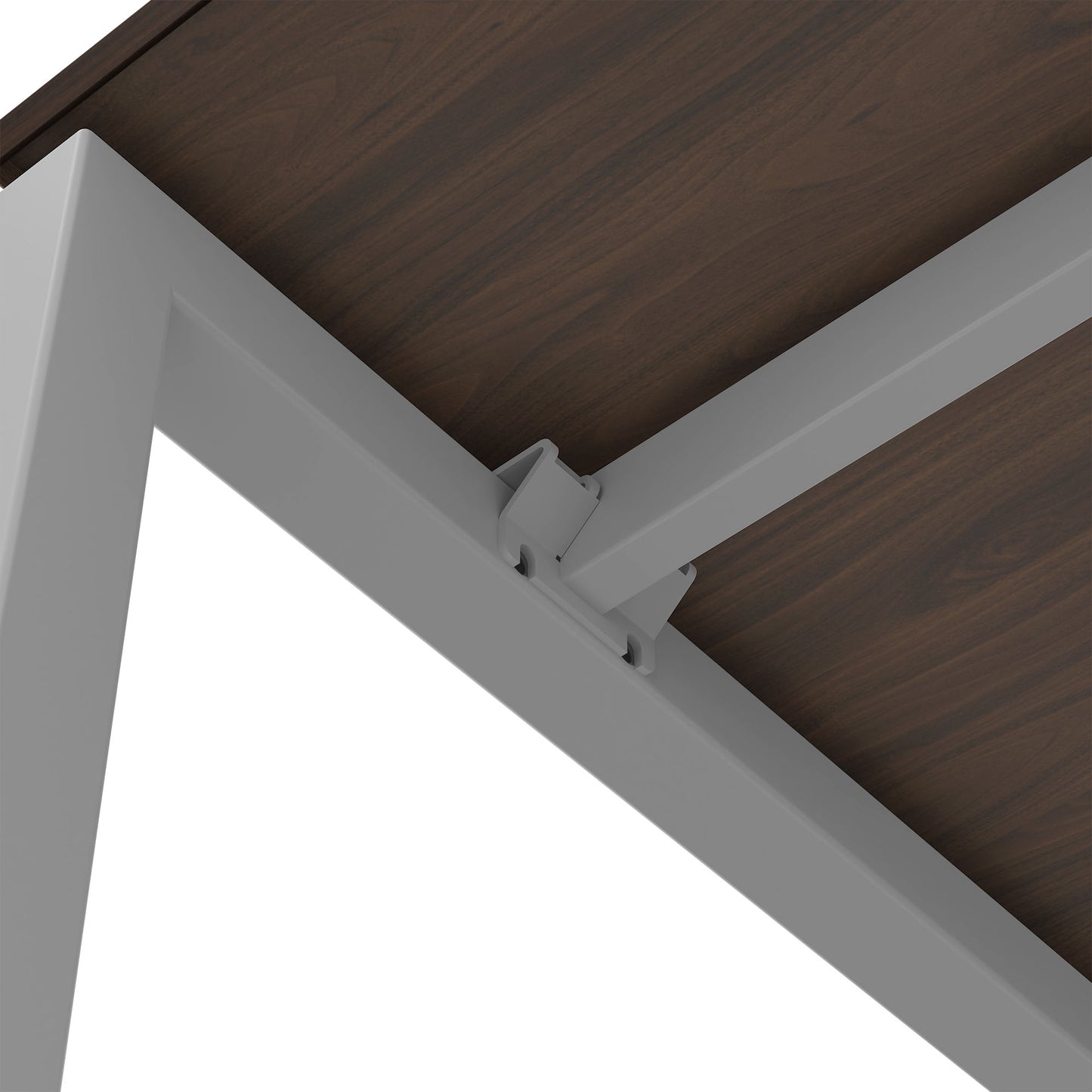 NOVA U executive desk | 2000 x 1000 mm, walnut
