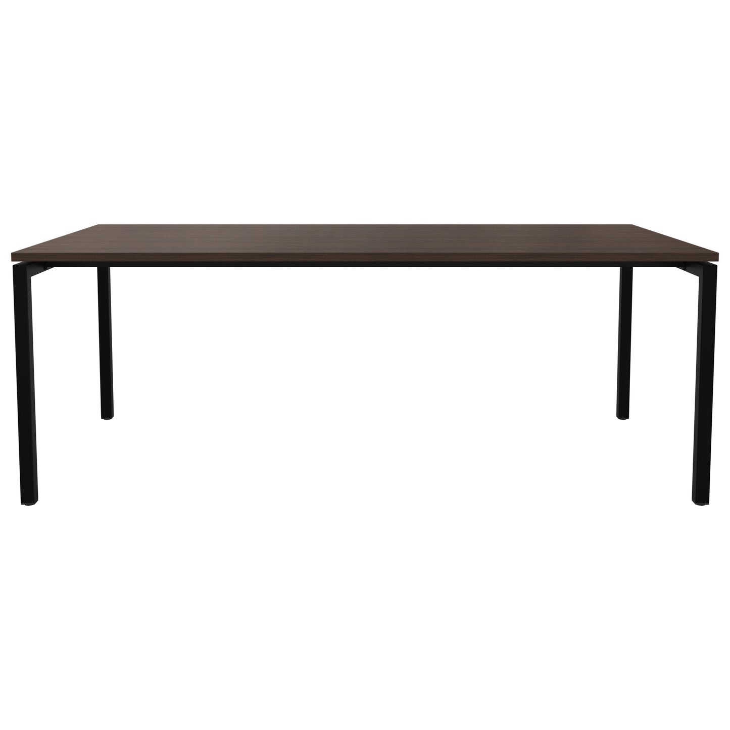 NOVA U executive desk | 2000 x 1000 mm, walnut