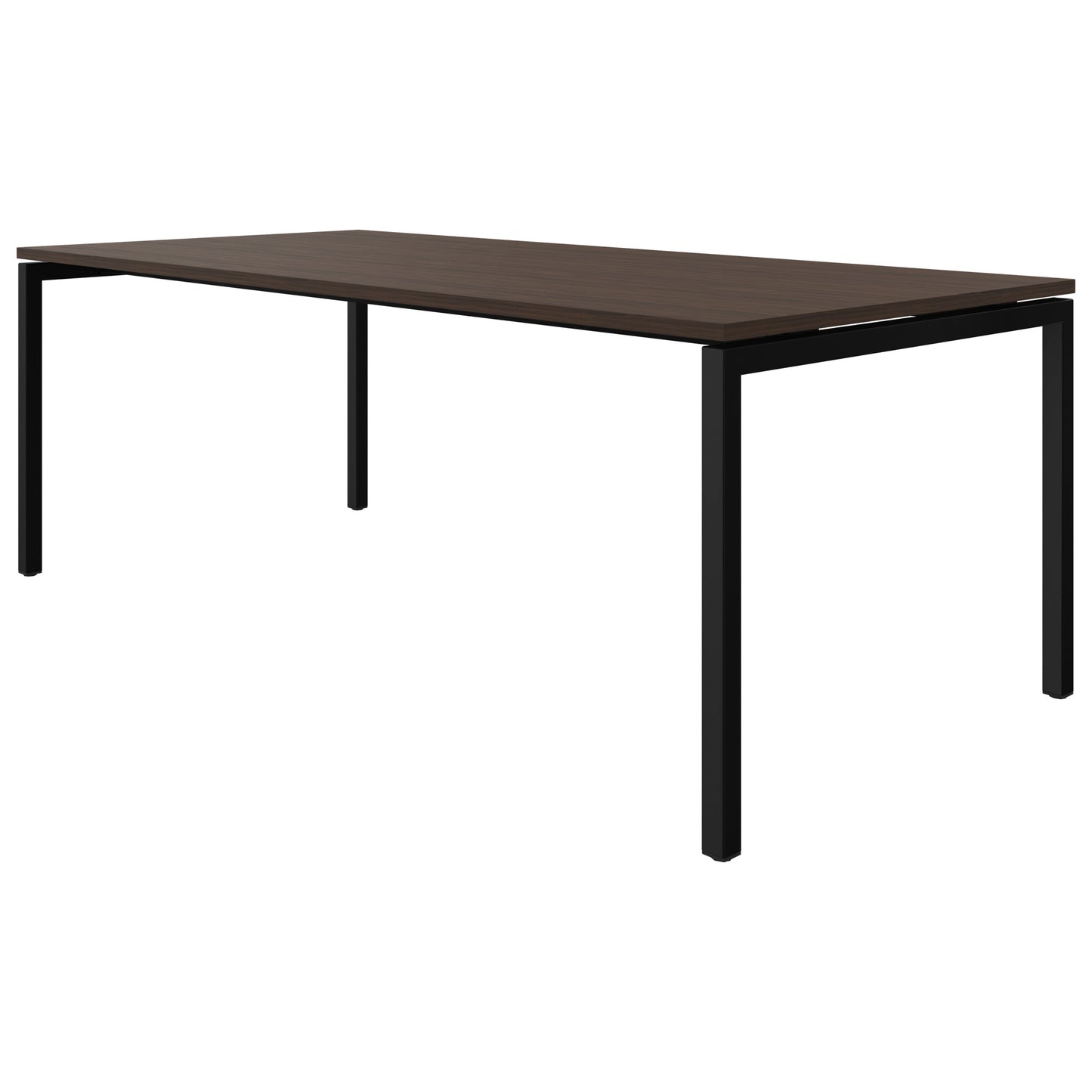 NOVA U executive desk | 2000 x 1000 mm, walnut