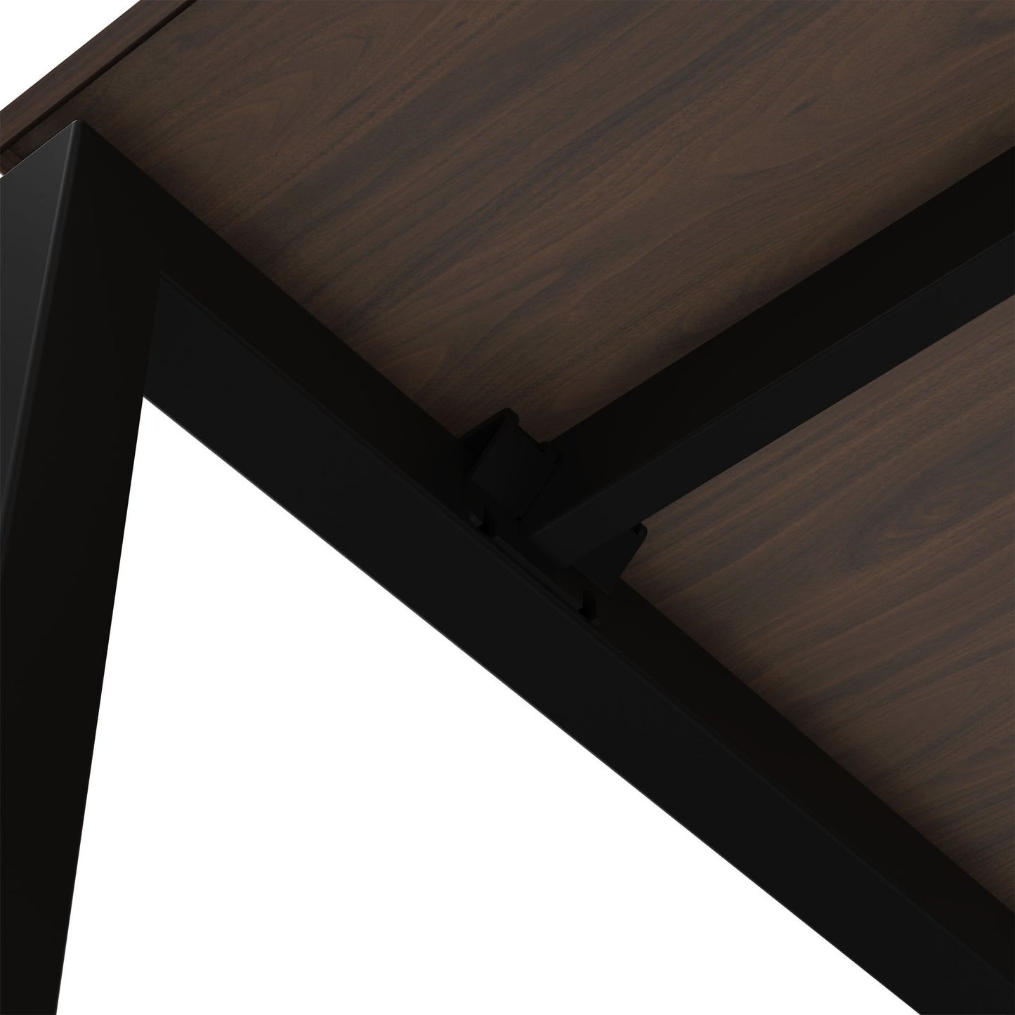 NOVA U executive desk | 2000 x 1000 mm, walnut