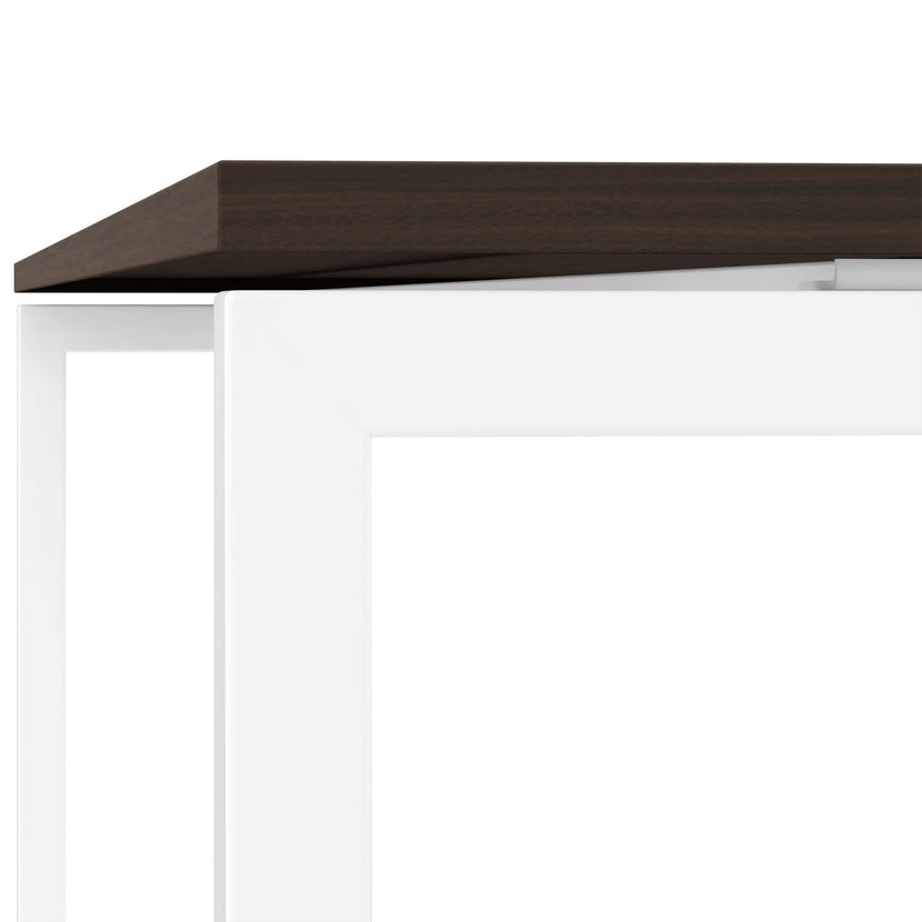 NOVA U executive desk | 2000 x 1000 mm, walnut