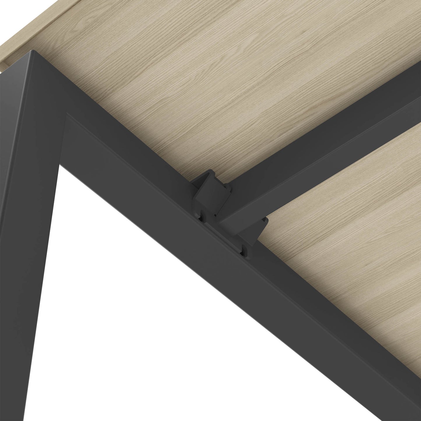 NOVA U executive desk | 2000 x 1000 mm, sand ash