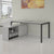 NOVA U Chefschreibtisch mit Lowboard | 2000 x 1382 mm, Perlgrau